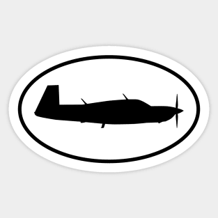 Mooney Acclaim - High-Performance General Aviation Airplane Sticker